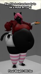 bbw big_breasts breasts cleavage female furry huge_breasts kingofthekabuto overweight queenofthekabuto tagme thick_thighs wide_hips