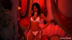 3d arab_female arabian_female bdo beurette bikini bisexual black_desert black_desert_online black_hair commentary_request daddy_kink dark-skinned_female degradation exposed french_arab game_screenshot humiliation irl_character sexslave submissive yourbdoslave