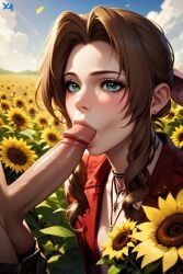 aerith_gainsborough ai_generated blowjob final_fantasy final_fantasy_vii tagme