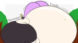belly big_ass big_breasts breasts bubble_butt female huge_ass huge_breasts hyper_ass inflation puffster3 tagme thick_thighs wide_hips