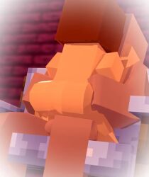 3d animated cowgirl_position cum_inside kimmam minecraft tagme vaginal_penetration video young-hee_(kimmam)