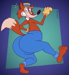 big_butt blue_pants fauntleroy_fox fox_boy gavanzude