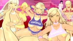 3d ann_takamaki bad_end big_breasts blonde_hair cheerleader cheerleader_outfit cheerleader_uniform corruption curvaceous enemy_conversion gyaru haru_okumura joker_(persona) kasumi_yoshizawa koikatsu large_ass large_breasts lordem makoto_niijima netorare ntr persona persona_5 ren_amamiya sakura_futaba suguru_kamoshida sumire_yoshizawa tanned yellow_eyes