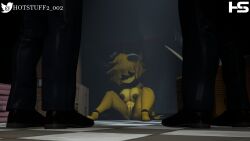 ambiguous_gender anthro areola bear big_breasts breasts checkered checkered_floor clothing female five_nights_at_freddy's fredina's_nightclub genitals ghost golden_freddy_(fnaf) golden_fredina_(cally3d) group hat headgear headwear hi_res hotstuff mammal nipples obscured_eyes pussy scottgames solo_focus spirit thick_thighs top_hat trio