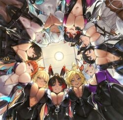 2d amara_(azuretaryu) ardora_(spartos) belly belly_button big_breasts black_cat_(cosplay) black_latex blonde_hair blue_eyes blue_hair bodysuit breast_press breast_squish breast_window breasts brown_hair bunny_ears bunny_girl cat_ears cat_suit catgirl catsuit catwoman_(cosplay) catyla_(ohman) combatsuit cosplay demon_tail ear_fluff easy_access elf_ears fat_tits fox_ears fox_girl gold_eyes green_hair grey_eyes horns human kirih kirih_(sword_scream) kirih_shiraishi latex latex_suit lion_tail looking_at_viewer looking_down_at_viewer lucadark myria_loussier o'sha_fae-ilja_(character) o'sha_fae-ilja_(comfy) open_bodysuit open_clothes orange_hair original pale_skin point_of_view purple_eyes purple_latex red_hair rei_(freezeflamefox) royalty saraya saraya_(sword_scream) sera_richer_(judgemint) shiny shiny_clothes signe_brachirsdottr_(azaertia) skin_tight stockings surrounded tanned tanned_skin teal_hair tiara tiger_ears tiger_girl tight_clothes tight_clothing two-tone_hair unzipped unzipped_bodysuit varangian victim_pov white_hair white_latex wolf_ears wolf_girl yellow_eyes zahava zahava_(sword_scream) zipper zipper_down zipper_pull_tab