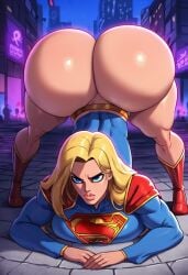 1girls ai_generated ass belt bent_over big_ass big_breasts bimbo blonde_hair blondie blue_eyes boots bottom_up bubble_ass bubble_butt building cape city croptop dc dc_comics dumptruck_ass female huge_ass jack-o_pose kara_zor-el kryptonian large_ass large_breasts long_hair long_sleeve_shirt lustylewdz more_at_source night pawg red_boots shadow solo supergirl superhero superheroine superman_logo thick thick_thighs toned top-down_bottom-up top_down white_skin