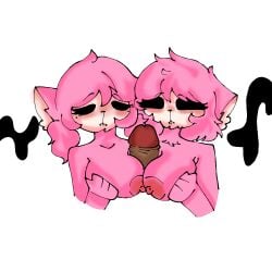 alice_tubby big_breasts black_dick black_eyes breasts dick_on_chest female furry mole oc oc_x_canon pale_skin pink_fur pink_nipples shadow_tubby slendytubbies slendytubbies_3 slendytubbies_oc tentacle tentacle tired_eyes twins two_females