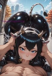 1boy :>= abs ai_generated all_fours alternate_body_type alternate_breast_size animal_ears animal_print ass bell big_ass big_butt black_bodysuit black_hair blue_eyes blush bodysuit bottom_heavy breasts bubble_ass bubble_but building child_bearing_hips clothed_female_nude_male cloud cow_ears cow_girl cow_horns cow_print cow_tail cowbell curvaceous curves curvy curvy_body curvy_figure dat_ass day erection fake_animal_ears fake_horns fake_tail fellatio female gigantic_ass glossy glossy_body gloves hairband hi_res high_resolution highres horn_grab horns hotel_transylvania hourglass_figure huge_ass irrumatio large_ass large_breasts latex latex_bodysuit leaguewaifus looking_at_viewer massive_ass mavis_dracula neck_bell nude oral outdoors patreon_logo patreon_username penis pov pov_crotch shiny_clothes shiny_skin skin_gloss skin_tight sky solo_focus stable_diffusion straight tail thick_ass thick_thighs thighhighs tree uncensored voluptuous wide_hips