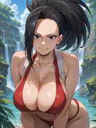 ai_generated ass big_breasts breasts curvy_female momo_yaoyorozu my_hero_academia qud_ai thick_thighs