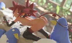 animated disgaea etna prinny red_hair tagme video