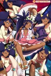 alder bisexual bisexual_female blowjob caitlin_(pokemon) clothed_sex dark-skinned_female dark-skinned_male dark_skin dildo dildo_in_pussy facesitting female fingering game_freak grimsley iris_(pokemon) light-skinned_female light-skinned_male light_skin male marshal_(pokemon) multiple_boys multiple_girls multiple_positions nintendo pokemon pokemon_bw pokemon_bw2 precum pussy_peek reit shauntal_(pokemon) small_breasts smug sucking_nipples tiara vaginal_penetration vaginal_sex young