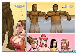 3boys 4girls asian asian_female big_penis blonde_hair comic coxville_stories coxville_stories:_pool_party dark-skinned_male dark_skin english_text fat_deon franklin_stubbs interracial john_persons large_breasts lorenzo_doyle_jr. miko_larson muscular_male nude page_20 pamela_(coxville) patty_(coxville) penis penis_awe rabies-t-lagomorph racist_woman susan_dupree swimming_pool text the_n_word uncensored yellow-skinned_asian