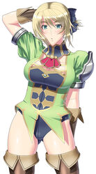 alternate_costume armor breasts cassandra_alexandra female female_only human kansuke nipples solo soul_calibur thighhighs