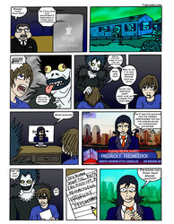 bumwolf comic death_note light_yagami ryuk tagme yaoi yaoinami