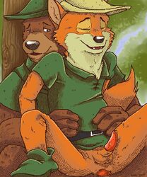 2007 anal anthro disney furry gay little_john male male_only multiple_males robin_hood_(character) robin_hood_(disney) tagme yaoi