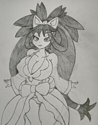 1girls 2025 aged_up ashura-nsfw bedroom_eyes breasts cleavage clothed clothed_female clothes clothing creatures_(company) creatures_inc. female female_only game_freak huge_breasts human iris_(pokemon) nintendo pokemon_bw pokemon_champion pokemon_trainer solo solo_female traditional_media_(artwork)