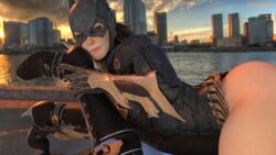 3d barbara_gordon batgirl batgirl_(arkham_knight) batman:_arkham_knight batman_(series) blender blue_eyes boots breasts captured catwoman catwoman_(arkham) catwoman_(arkham_knight) cleavage closeup crawling dc dc_comics domination female femdom goggles green_eyes grinning held_down holding irritated leather pale_skin pantless pinned premlandio reflection restrained selina_kyle skin_tight smirk solo source_filmmaker superhero vagina yuri