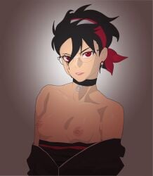 sarada uchiha from boruto: two blue vortex by aldwelter