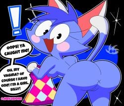 1girls animal_crossing anus ass breasts female jdelusions nude pussy rosie_(animal_crossing) tagme
