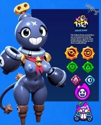 ai_generated brawl_stars lucash29 tick_(brawl_stars) woman