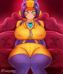bea_(brawl_stars) brawl_stars eve_(brawl_stars) female soupremer tagme