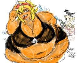 1girls anthro anthrofied ass breasts breasts fat female flora_fauna headachefactory obese obese_female plant plant_girl plant_humanoid plantie plants_vs._zombies plants_vs_zombies popcap_games pussy solar_flare_(pvz) sunflower_(pvz)