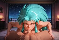 1boy 1boy1girl 1girls abs ai_generated ass balls big_balls big_penis big_testicles blowjob breasts civitai cock_hungry cock_worship cum cum_hungry cum_in_mouth curvy_female cyan_hair deep_blowjob deepthroat draining_balls enthusiastic_fellatio fellatio fellatio_domination female holding_hips large_balls large_breasts large_testicles looking_at_viewer male male/female male_pov milking milking_penis oral oral_penetration oral_sex penis penis_in_mouth penis_milking pointy_ears ryoko_hakubi self_upload solar3 sucking sucking_penis swallowing_cum tenchi_muyo!