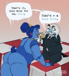 duo female male male/female metallic_body robot speech_bubble toontown_online
