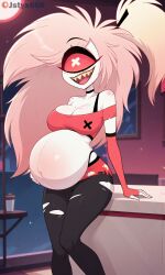 cherri bomb from hazbin hotel by jstyx666