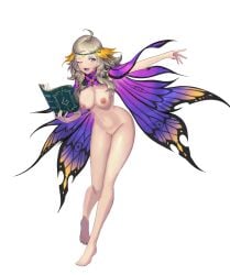 1girls areolae bettercommsoul blonde_hair breasts edit edited_official_artwork feet female female_only fire_emblem fire_emblem_awakening fire_emblem_heroes grey_eyes hourglass_figure long_hair nipples nude_female nude_filter ophelia_(fire_emblem) ophelia_(fire_emblem)_(resplendant) practically_nude solo solo_female solo_focus thick_thighs tome veil wide_hips wink winking