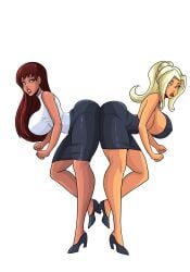 2girls android big_ass big_breasts breasts curvaceous curvy curvy_figure dc dc_comics dcau digital_media_(artwork) draci_mason female gynoid hips hourglass_figure huge_ass huge_breasts humanoid lana_lang lana_lang_(dcau) large_ass large_breasts legs mature mature_female ninja-8004 robot robot_girl robot_humanoid slim_waist superman:_the_animated_series superman_(series) thick thick_hips thick_legs thick_thighs thighs voluptuous waist wide_hips