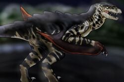 1girls 2025 3:2 absurd_res ambiguous_feral ambiguous_gender animal_genitalia back_ridge barely_visible_genitalia betlv biped bipedal_feral claws cloaca countershading digital_drawing_(artwork) digital_media_(artwork) digitigrade dinosaur dromaeosaurid feet female feral genitals hi_res hybrid jurassic_park jurassic_world jurassic_world_rebirth looking_at_viewer looking_back membrane_(anatomy) membranous_wings mutadon mutated nude outside prehistoric_species pterosaur pubic_boot rear_view reptile ridges scales scalie shaded sickle_claw simple_background sky solo standing striped_body striped_scales stripes tail tan_body teeth theropod toe_claws universal_studios white_sclera wing_fingers winged_arms wings yellow_body yellow_eyes