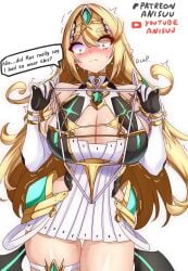 mythra from xenoblade (series) by anisdrawn