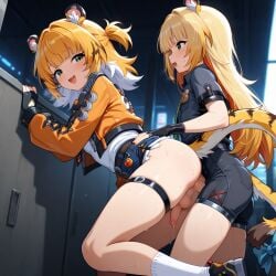 2boys 2femboys ai_generated anal ass balls cat_ears cat_tail crossdressing doggy_style femboy femboy_on_femboy feminine_male gay gay_sex girly hoyoverse ian8766_(artist) ju_fufu ju_fufu_(zenless_zone_zero) male male/male male_focus male_only mihoyo missionary_position neko penis precum public public_nudity rule_63 self_upload sissy sweat testicles trap yaoi zenless_zone_zero