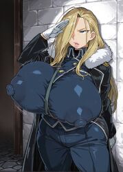 olivier mira armstrong from fullmetal alchemist by xezex