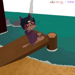 anthro beach beanie blush calico_cat calico_pattern caught_in_the_act caught_masturbating clothed clothing domestic_cat felid feline felis female fernkip hat headgear headwear hoodie mammal masturbation outside_masturbation pier pointy_ears prick_ears sam_(fernkip) sea simple_face smoking substance_intoxication topwear triangle_nose water webfishing