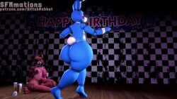 16:9 2025 2025s 2boys 3d 3d_(artwork) 3d_animated 3d_animation 3d_art 3d_artwork 3d_background 3d_model animal_genitalia animal_penis animated animatronic anthro artist_name ass balls bedroom_eyes big_butt big_penis black_bow_tie black_nose blue_body blue_ears blush bow_tie brown_nipples buckteeth can canid canine canine_genitalia canine_penis canis checkered checkered_background checkered_wall container dancing digital_media_(artwork) duo ear_piercing ear_ring english_text eye_patch eyewear five_nights_at_freddy's five_nights_at_freddy's_2 fox foxy_(fnaf) genitals green_eyes hair half-closed_eyes hand_on_own_penis hand_on_penis inside knot lagomorph leporid long_ears looking_at_another looking_at_viewer looking_back machine male male/male mammal masturbation moobs multicolored_body narrowed_eyes nipples no_sound on_ground pattern_background penile penile_masturbation penis piercing rabbit rckke_(modeler) rear_view red_body red_ears red_hair ring_piercing robot robot_anthro scottgames scut_tail seductive sfmmations shaking_butt shirt_collar shirt_cuffs short_tail simple_background sitting sitting_on_ground smile tagme tail teeth text thick_thighs toy_bonnie_(fnaf) two_tone_body video white_body white_tail widescreen