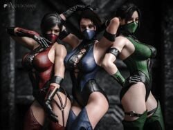 3d 3girls ada_wong artedenian big_ass big_breasts big_thighs breasts bust busty capcom claire_redfield cosplay curvaceous curvy curvy_figure female hips huge_ass huge_breasts jade_(mortal_kombat)_(cosplay) jill_valentine kitana_(cosplay) large_ass large_breasts light-skinned_female light_skin mature mature_female midway mileena_(cosplay) mortal_kombat netherrealm_studios resident_evil resident_evil_2 resident_evil_3 resident_evil_4 slim_waist thick thick_hips thick_legs thick_thighs thighs voluptuous waist wide_hips