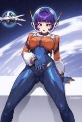 ai_generated female female_solo fingering fingers girl juno_(beastars) juno_(overwatch) masturbation no_sound pussy rubbing rubbing_pussy solo solo_female tagme vaginal_penetration video