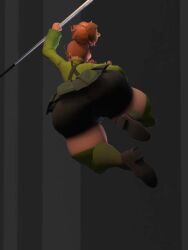 3d animated big_ass book deadlock extrudeds female glasses human paige_(deadlock) sound thick_thighs video video_games