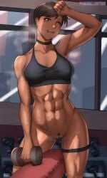 athletic_female fluffydus lois_lane lois_lane_(my_adventures_with_superman) muscular_female my_adventures_with_superman tagme