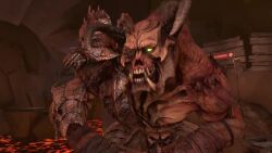 baron_of_hell_(doom) demon demons diarrhea doom doom_slayer_(doom) fart farting gladiator_(doom) joemike male male_only peeing pissing scat shitting tagme video