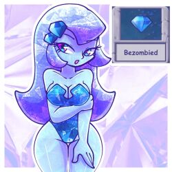 1girls anthro anthrofied ass balloon breasts diamond_(pvz) female female_focus female_only gijinka humanized object personification plant_humanoid plants_vs._zombies plants_vs_zombies popcap_games pussy slv_rbz solo solo_female