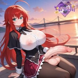 1futa ai_generated areolae areolae_visible_through_clothing arushi ass balls big_areola big_breasts big_nipples big_penis big_thighs blush breasts bridge cock curvaceous curvaceous_figure curvaceous_futa curves curvy curvy_body curvy_figure curvy_futa curvy_hips curvy_thighs dick erect_nipples fully_clothed futa_only futanari gigantic_breasts half-erect high_school_dxd huge_breasts huge_cock huge_nipples huge_thighs intersex knees_together kuoh_academy_school_uniform large_areolae large_ass large_breasts large_butt large_penis large_thighs looking_at_viewer masturbation more_at_source nipples nipples_visible_through_clothing pantyhose penis penis_out penis_under_skirt pink_areola pink_nipples rias_gremory see-through see-through_clothing sitting testicles thick thick_hips thick_legs thick_penis thick_thighs thighs touching_own_penis touching_penis veiny_penis visible_nipples voluptuous voluptuous_futanari wide_hips