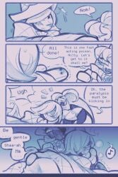 biting cookie_run cookie_run_kingdom pure_vanilla_cookie shadow_milk_cookie