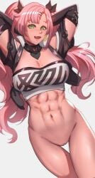 athletic_female fluffydus muscular_female nicole_demara tagme zenless_zone_zero