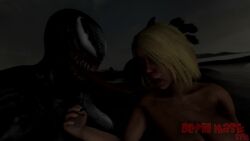 3d big_breasts big_butt big_nipples big_penis blonde_female blonde_hair bouncing_balls bouncing_breasts demon demon_girl devilmask fluids futa_on_female futa_only futa_with_female futanari lake monster penetration saliva saliva_string sfm short_hair source_filmmaker tagme venom video