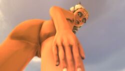 1girls 3d ahsoka_tano ass clone_wars female female_only jedi jedi_padawan macmillan11 nude pinup solo source_filmmaker star_wars tagme togruta