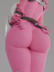 3d 3d_(artwork) ass ass_focus back_view bear bear_girl belt big_ass big_breasts boozeshroom breasts completely_nude female female_focus female_only fortnite fur furry furry_female harness hourglass_figure hourglass_figured_female huge_ass no_tail nude nude_female raven_team_leader raven_team_leader_(fortnite) solo solo_female solo_focus thick_thighs unfinished voluptuous voluptuous_female
