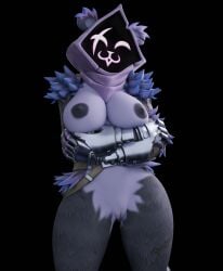 3d 3d_(artwork) arms_crossed arms_crossed_under_breasts ass bear bear_ears bear_girl belt belt_buckle big_ass big_breasts boozeshroom breasts closed_eyes completely_nude completely_nude_female female female_focus female_only fortnite fur furry furry_only glowing_eyes glowing_face glowing_markings glowing_mouth glowing_scar hourglass_figure hourglass_figured_female huge_ass looking_up nude nude_female pussy raven_team_leader raven_team_leader_(fortnite) smile smiling solo solo_female solo_focus thick_thighs thigh_highs thighs unfinished voluptuous voluptuous_female